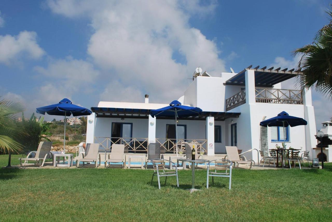 Sea Front Villa, Heated Private Pool, Amazing Location Paphos 323 Kissonerga Eksteriør bilde