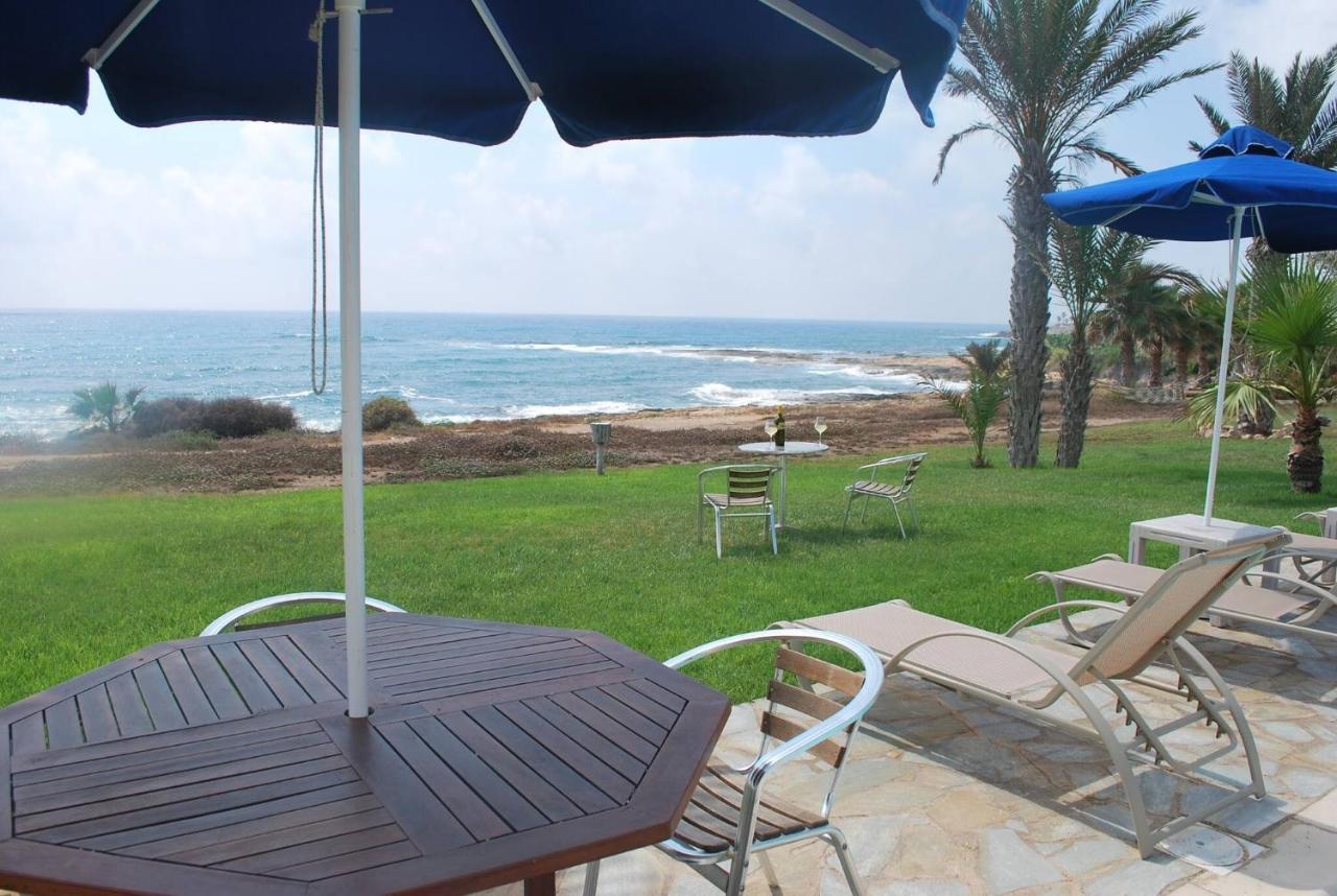 Sea Front Villa, Heated Private Pool, Amazing Location Paphos 323 Kissonerga Eksteriør bilde