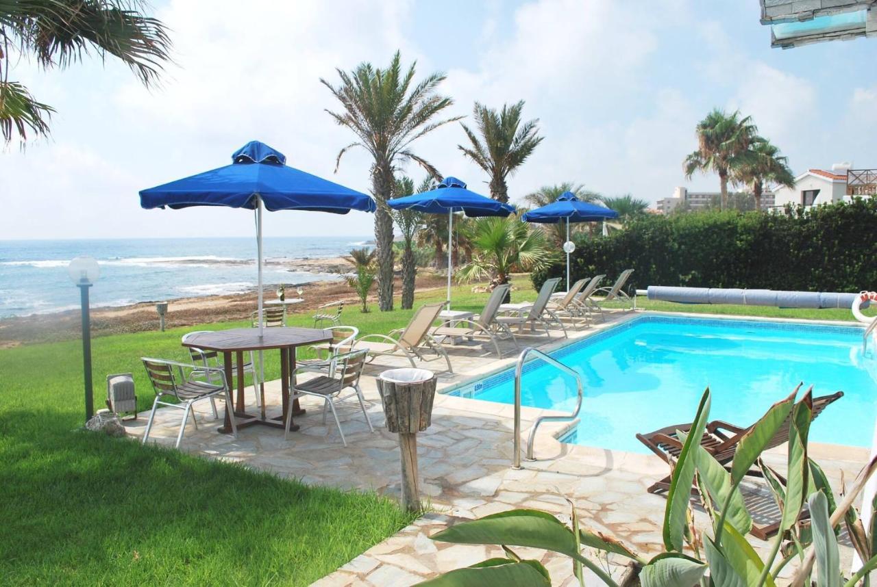 Sea Front Villa, Heated Private Pool, Amazing Location Paphos 323 Kissonerga Eksteriør bilde
