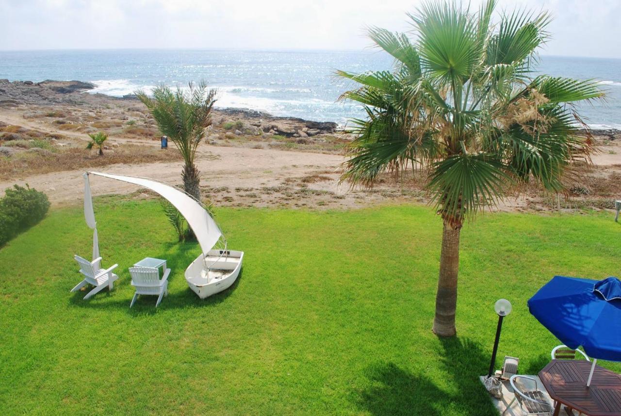 Sea Front Villa, Heated Private Pool, Amazing Location Paphos 323 Kissonerga Eksteriør bilde