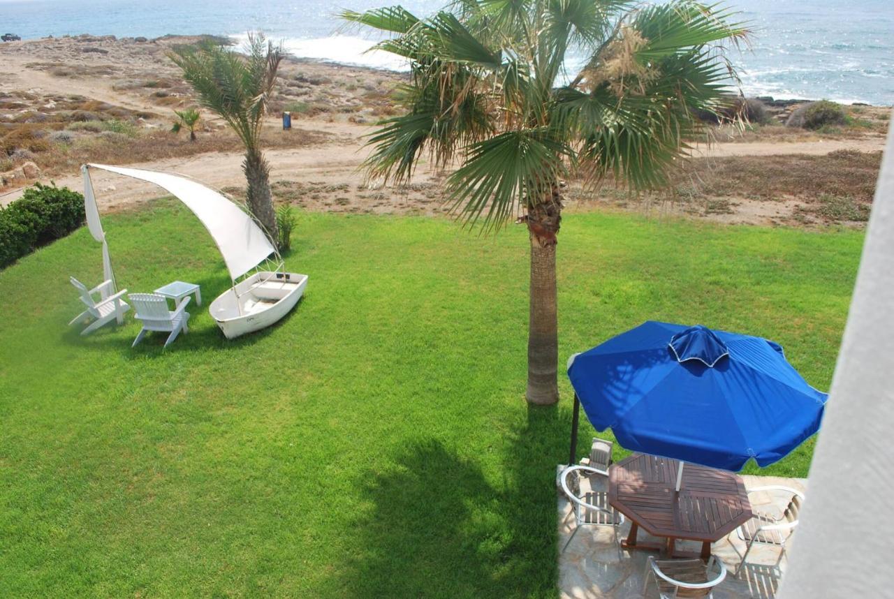 Sea Front Villa, Heated Private Pool, Amazing Location Paphos 323 Kissonerga Eksteriør bilde